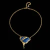 Vintage Gold - Washed Irregular Natural Stone Necklace