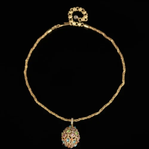 Vintage Gold - Toned Pendant Necklace