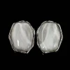 White Jelly - Hued Statement Earrings
