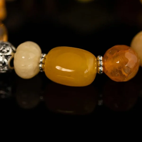 Vintage Natural Stone Agate Bracelet
