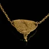 Triangular Natural Stone Pendant Necklace