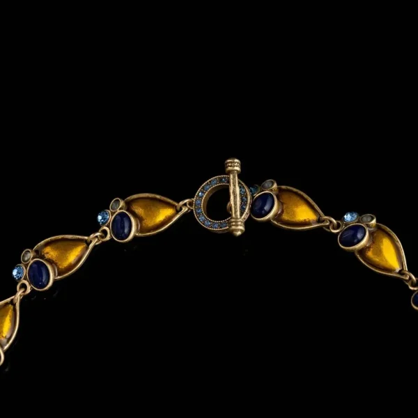 High - End Elegant Natural Stone & Enamel Necklace