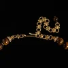 Serpent - Shaped Pendant Beaded Necklace