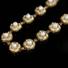 Vintage Flower - Pearl Inlaid Necklace