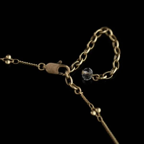 Natural Stone Geometric Pendant Necklace