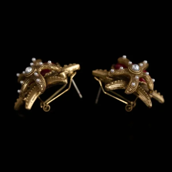 Vintage Starfish Knit - Inspired Earrings