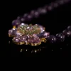 Vintage Amethyst and Zircon Necklace