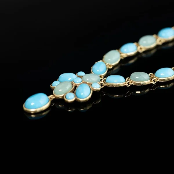 Natural Stone Turquoise Necklace