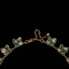 Women's Colorful Shell - Inlaid Necklace