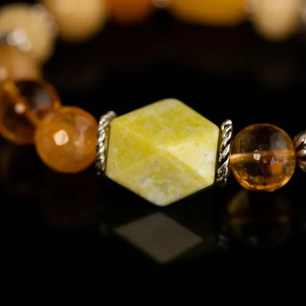 Vintage Natural Stone Agate Bracelet