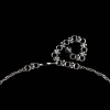 Crystal Zircon Leopard Pendant Necklace