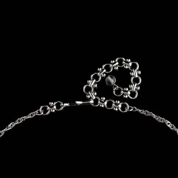 Crystal Zircon Leopard Pendant Necklace