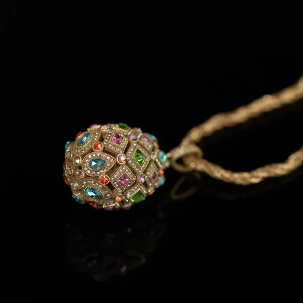 Vintage Gold - Toned Pendant Necklace