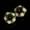 Enamel Flower Earrings