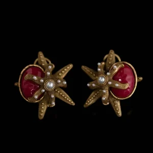 Vintage and Luxury Square - shaped Earrings